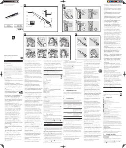 Manual Philips HP8619 Modelador de cabelo