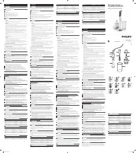 Mode d’emploi Philips HR1361 Mixeur plongeant