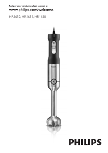 Bruksanvisning Philips HR1651 Stavmixer