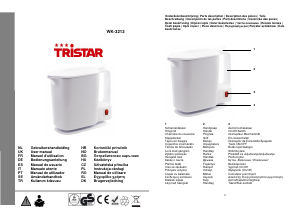 Használati útmutató Tristar WK-3213 Vízforraló