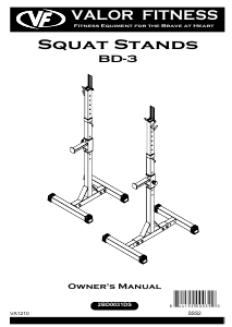 Bruksanvisning Valor Fitness BD-3 Träningsmaskin
