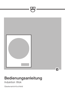 Bedienungsanleitung V-ZUG GK16TIWS Kochfeld