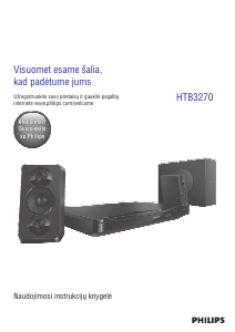 Vadovas Philips HTB3270 Namų kino sistema