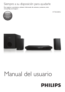 Manual de uso Philips HTB3280G Sistema de home cinema
