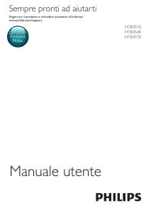 Manuale Philips HTB3510 Sistema home theater