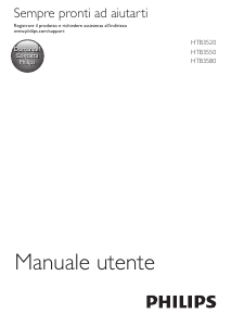 Manuale Philips HTB3520G Sistema home theater