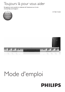 Mode d’emploi Philips HTB5150D Système home cinéma