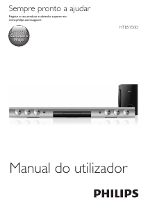Manual Philips HTB5150D Sistemas de cinema em casa