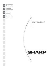 Käyttöohje Sharp QW-T13U491I-NR Astianpesukone