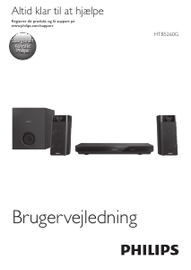 Brugsanvisning Philips HTB5260G Hjemmebiosystem