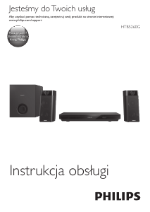 Instrukcja Philips HTB5260G Zestaw kina domowego