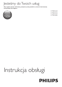 Instrukcja Philips HTB5520G Zestaw kina domowego