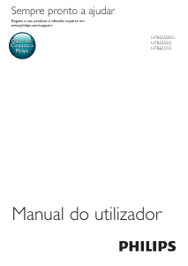 Manual Philips HTB6251D Sistemas de cinema em casa