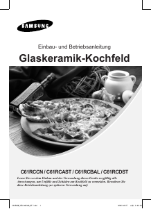 Bedienungsanleitung Samsung C61RCAST Kochfeld