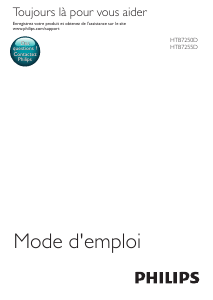 Mode d’emploi Philips HTB7250D Système home cinéma