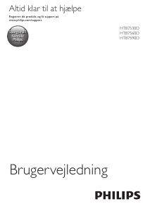 Brugsanvisning Philips HTB7530D Hjemmebiosystem