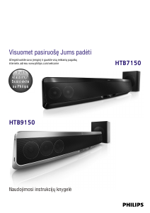 Vadovas Philips HTB9150 Fidelio Namų kino sistema