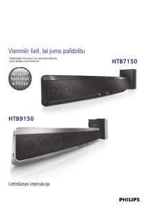 Rokasgrāmata Philips HTB9150 Fidelio Mājas kinozāles sistēma