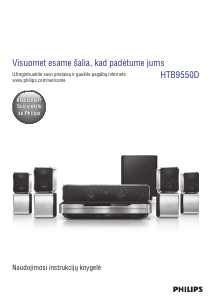 Vadovas Philips HTB9550D Namų kino sistema
