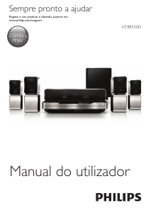 Manual Philips HTB9550D Sistemas de cinema em casa