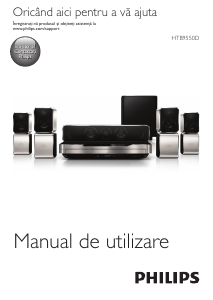 Manual Philips HTB9550D Sistemul home cinema