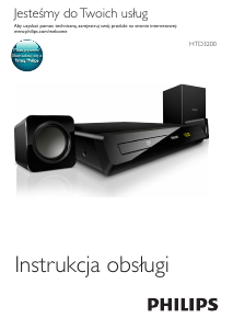 Instrukcja Philips HTD3200 Zestaw kina domowego