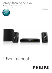 Manual Philips HTD3250 Home Theater System
