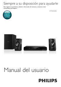 Manual de uso Philips HTD3250 Sistema de home cinema