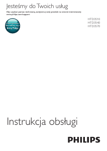Instrukcja Philips HTD3510 Zestaw kina domowego