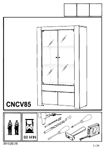 Manual Profijt Meubel Cartago Display Cabinet