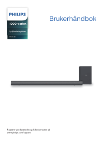 Bruksanvisning Philips HTL1510B Hjemmeteatersystem