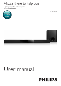 Manual Philips HTL2160G Home Theater System