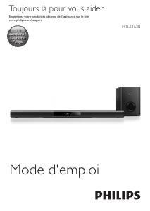 Mode d’emploi Philips HTL2163B Système home cinéma