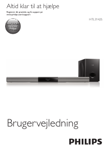 Brugsanvisning Philips HTL3142S Hjemmebiosystem