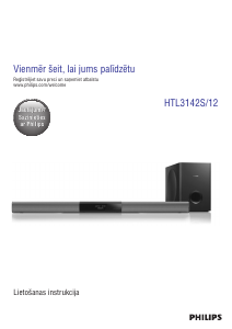 Rokasgrāmata Philips HTL3142S Mājas kinozāles sistēma