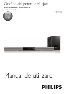 Manual Philips HTL3142S Sistemul home cinema