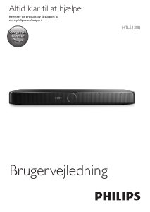 Brugsanvisning Philips HTL5130B Hjemmebiosystem