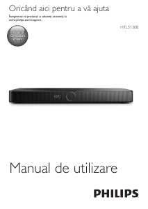 Manual Philips HTL5130B Sistemul home cinema