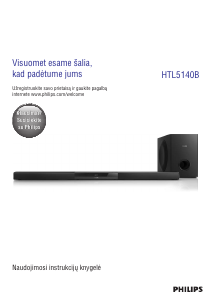 Vadovas Philips HTL5140B Namų kino sistema