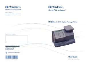 Handleiding PitneyBowes DM55i Frankeermachine