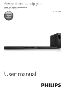 Manual Philips HTL5145B Home Theater System