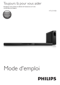 Mode d’emploi Philips HTL5145B Système home cinéma