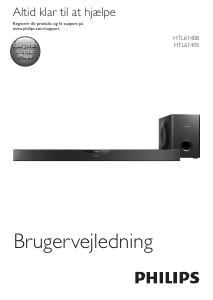 Brugsanvisning Philips HTL6140B Hjemmebiosystem
