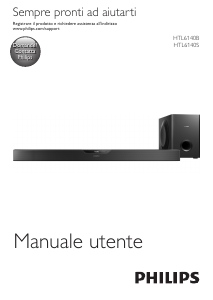 Manuale Philips HTL6140B Sistema home theater