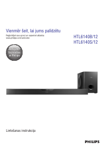 Rokasgrāmata Philips HTL6140B Mājas kinozāles sistēma