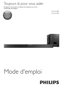 Mode d’emploi Philips HTL6140B Système home cinéma