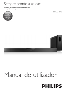 Manual Philips HTL6145C Sistemas de cinema em casa