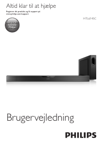 Brugsanvisning Philips HTL6145C Hjemmebiosystem