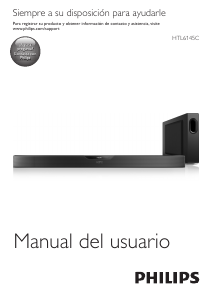 Manual de uso Philips HTL6145C Sistema de home cinema