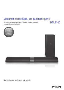 Vadovas Philips HTL9100 Namų kino sistema